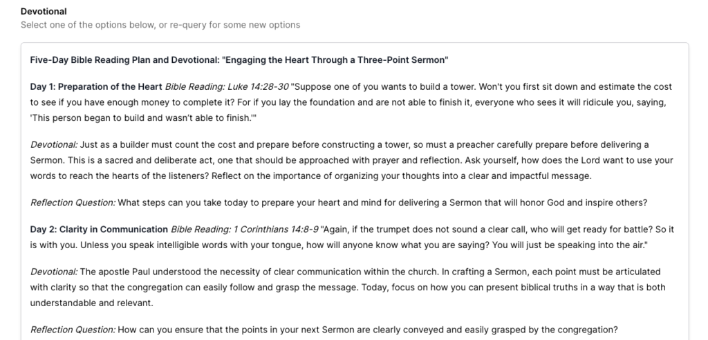 pulpit ai devotional feature review